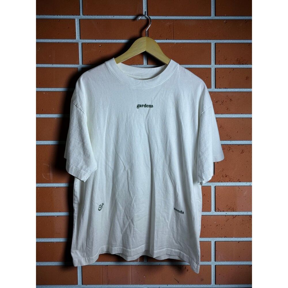 Gardens & Seeds Plant Seeds Grow Gardens Graphic T Shirt Men's Large White